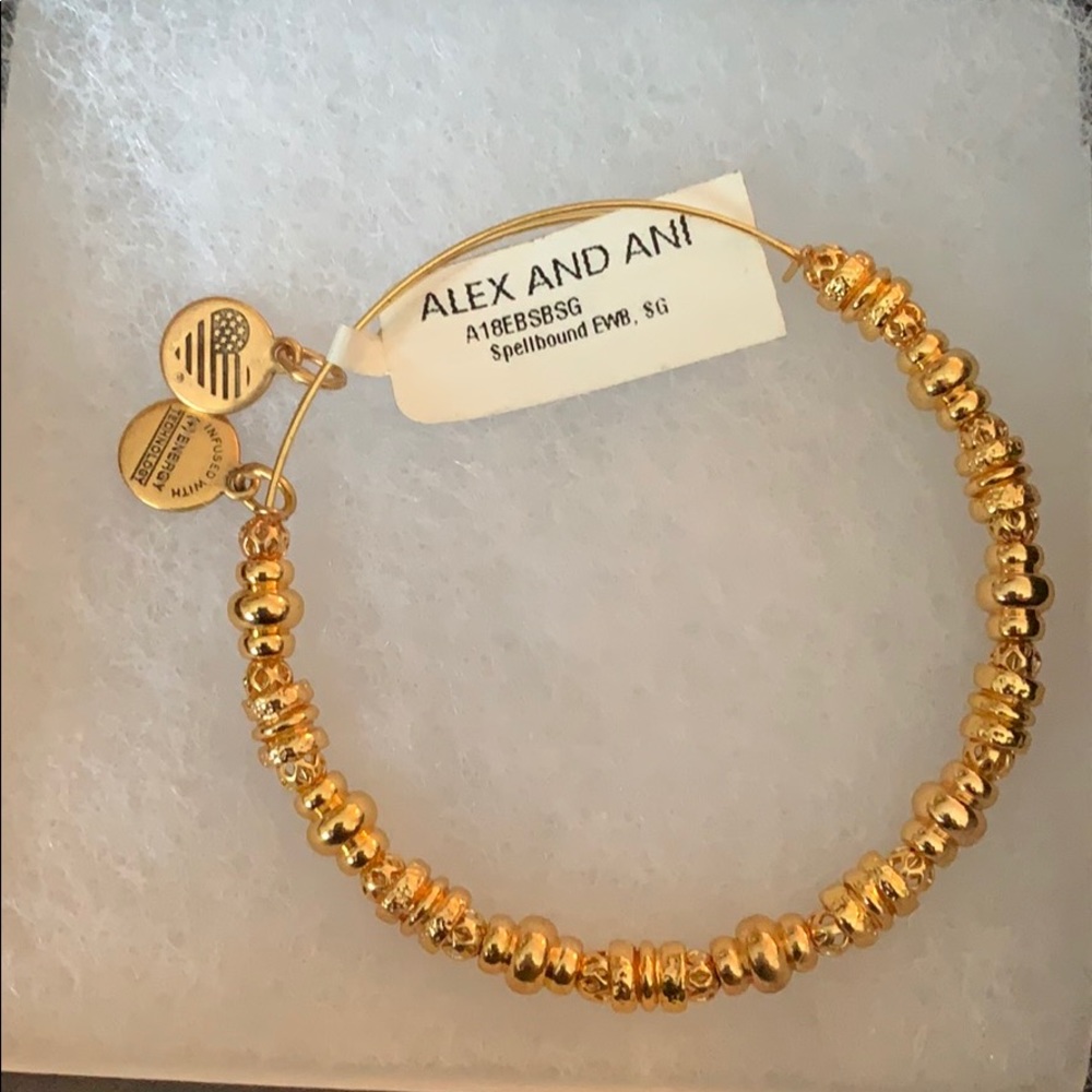 Alex and Ani Beaded Bangle
